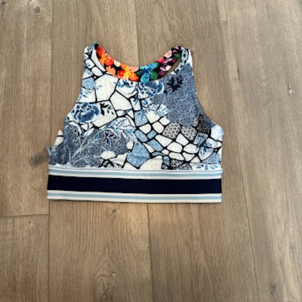 BEE ACTIVE HIGH NECK REVERSIBLE SPORTS BRA